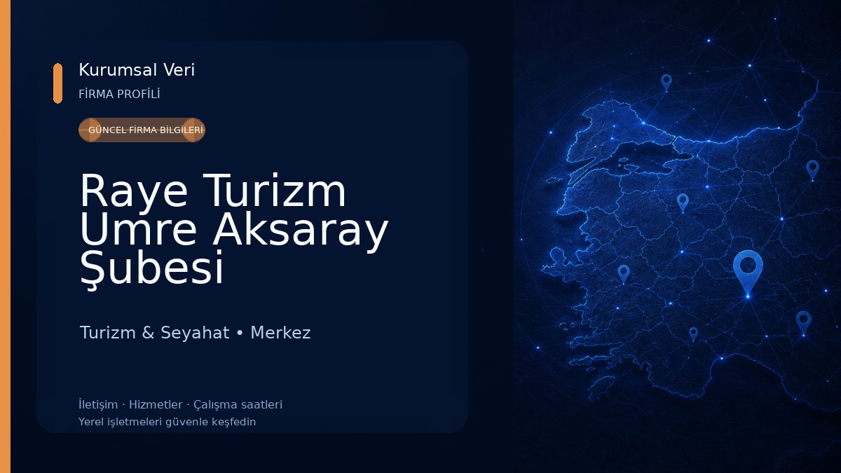 Raye Turizm Umre Aksaray Şubesi