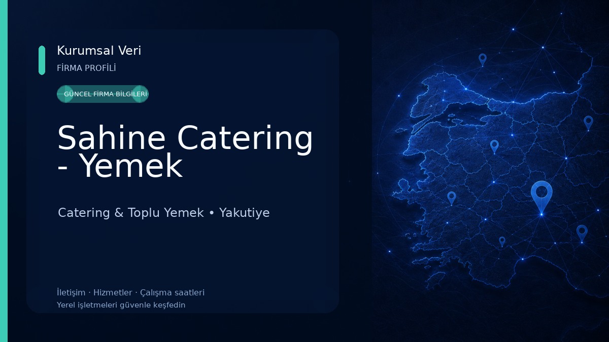 Sahine Catering - Yemek