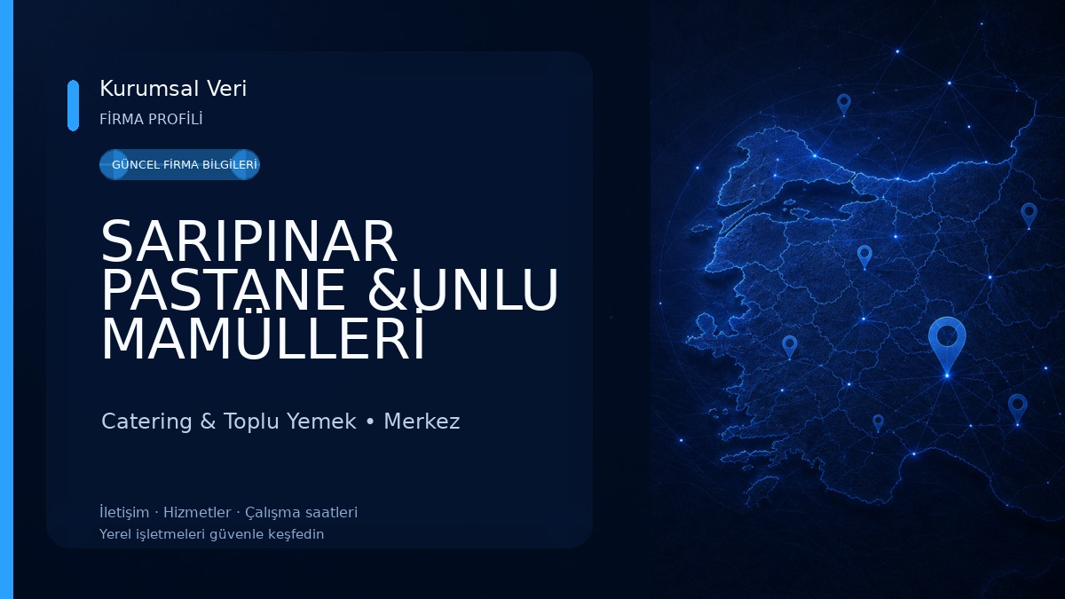 SARIPINAR PASTANE &UNLU MAMÜLLERİ