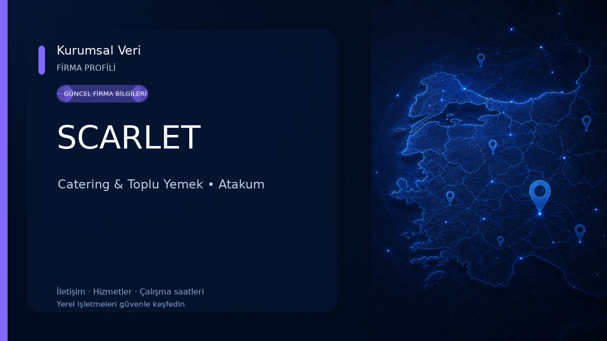 SCARLET Catering & Toplu Yemek
