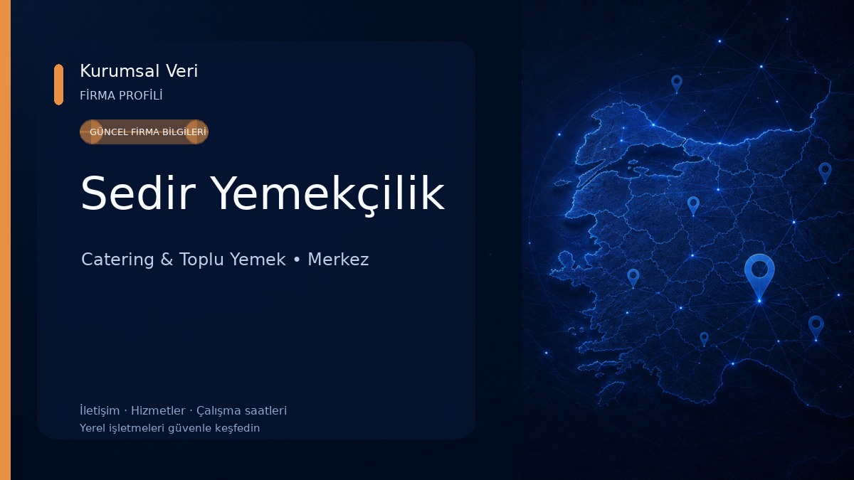 Sedir Yemekçilik Catering & Toplu Yemek
