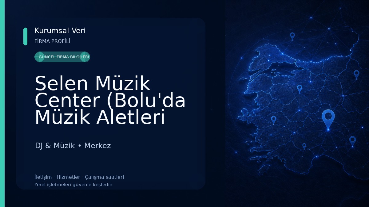Selen Müzik Center (Bolu'da Müzik Aletleri Satışı,Prova Studio ve Müzik Kursları) DJ & Müzik