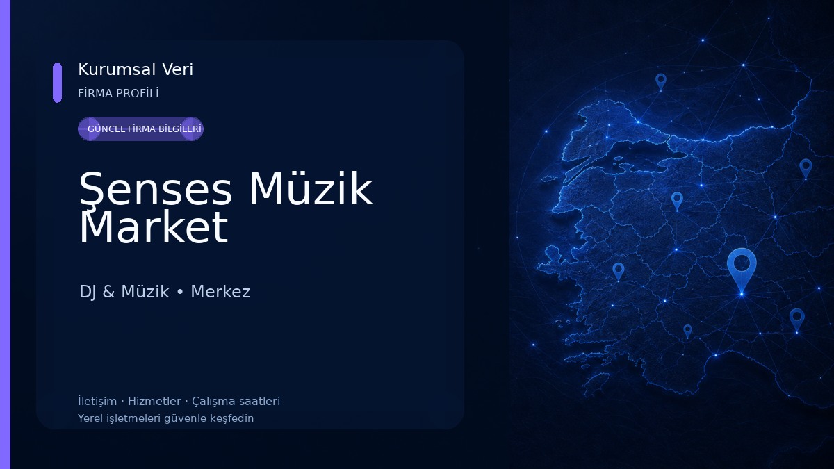Şenses Müzik Market DJ & Müzik