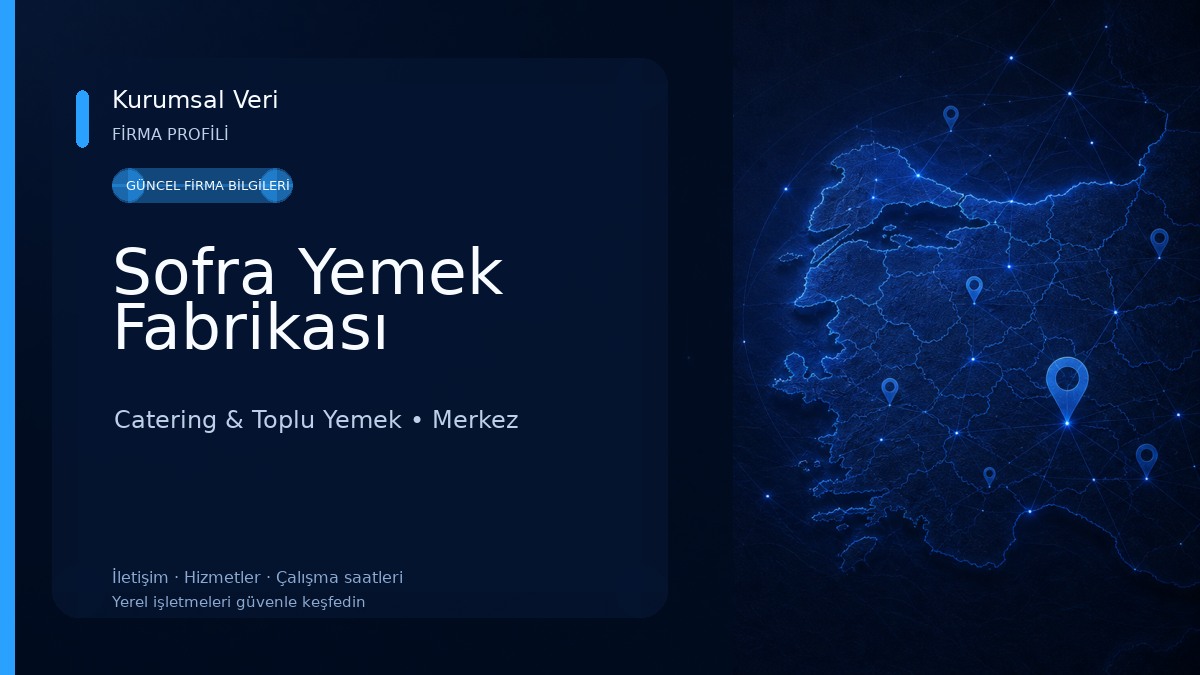 Sofra Yemek Fabrikası