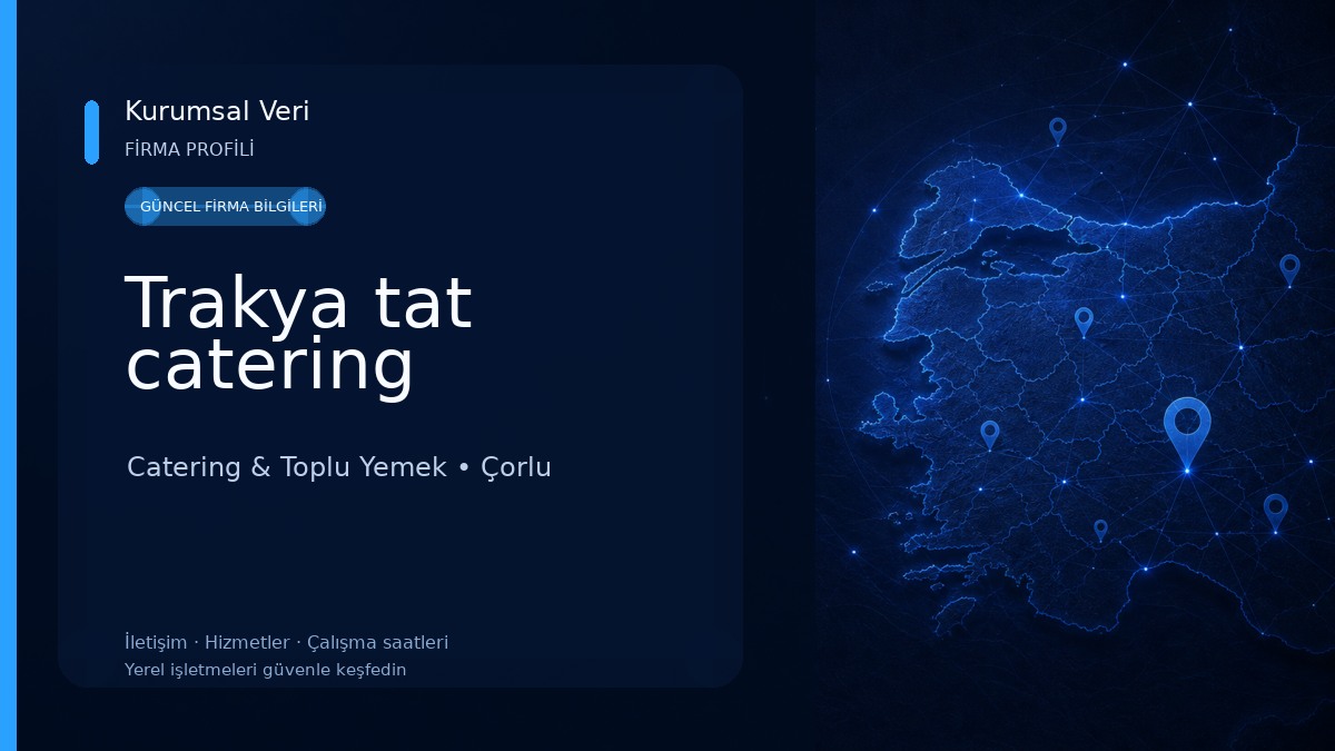 Trakya tat catering Catering & Toplu Yemek