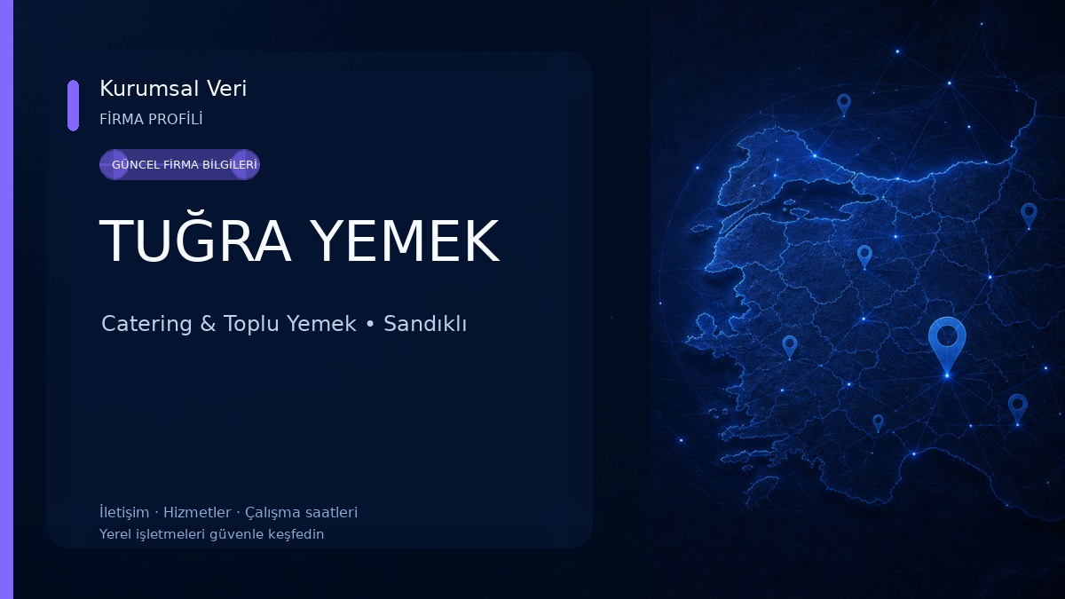 TUĞRA YEMEK Catering & Toplu Yemek