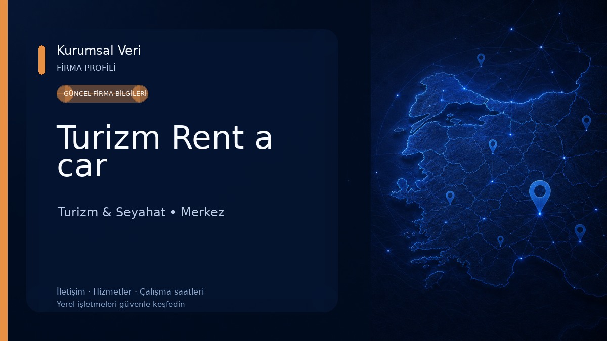 Turizm Rent a car Turizm & Seyahat