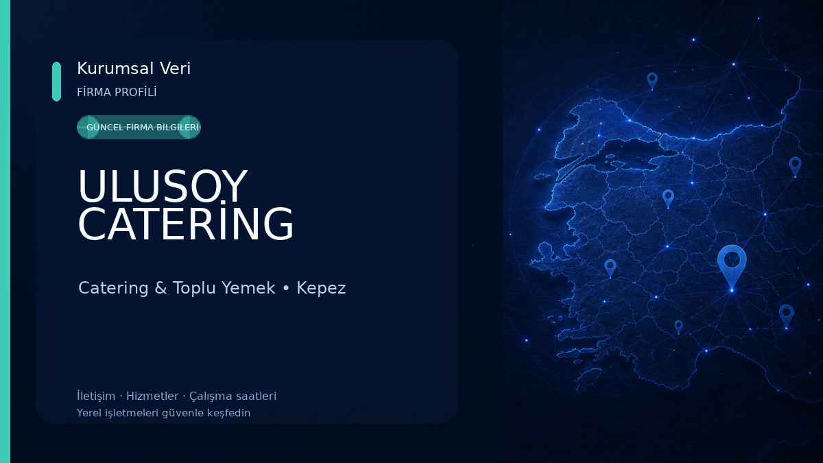 ULUSOY CATERİNG Catering & Toplu Yemek