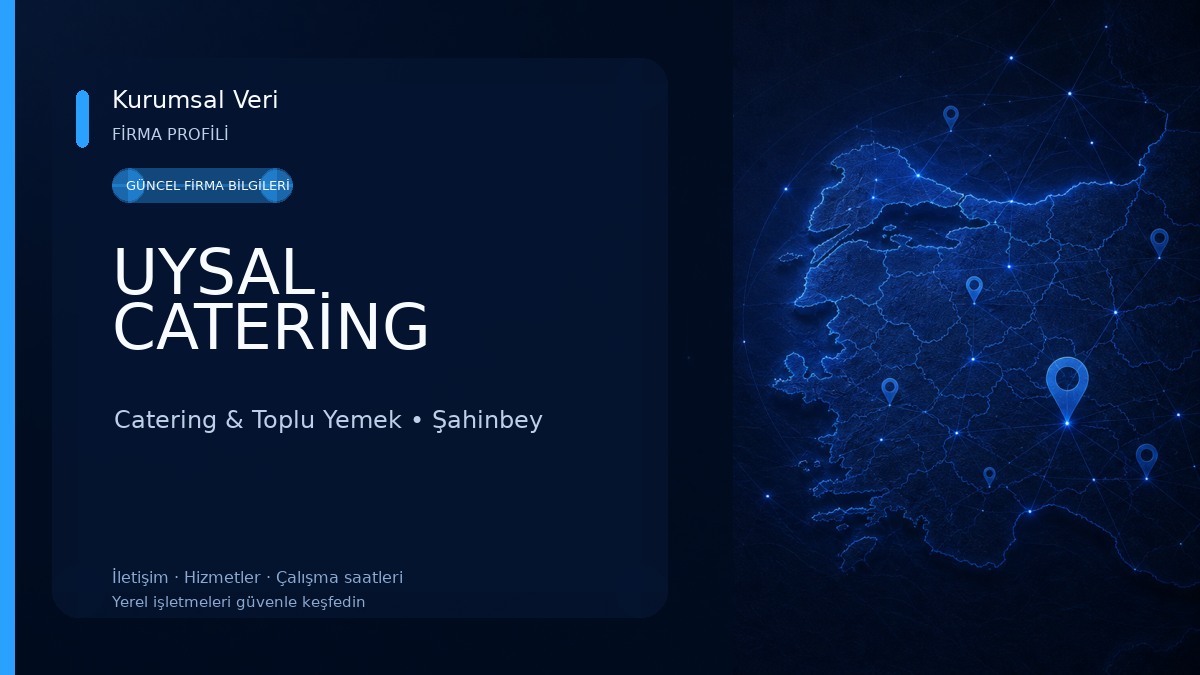 UYSAL CATERİNG Catering & Toplu Yemek