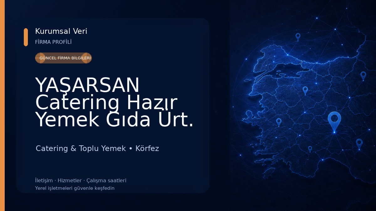 YAŞARSAN Catering Hazır Yemek Gıda Ürt. Paz.