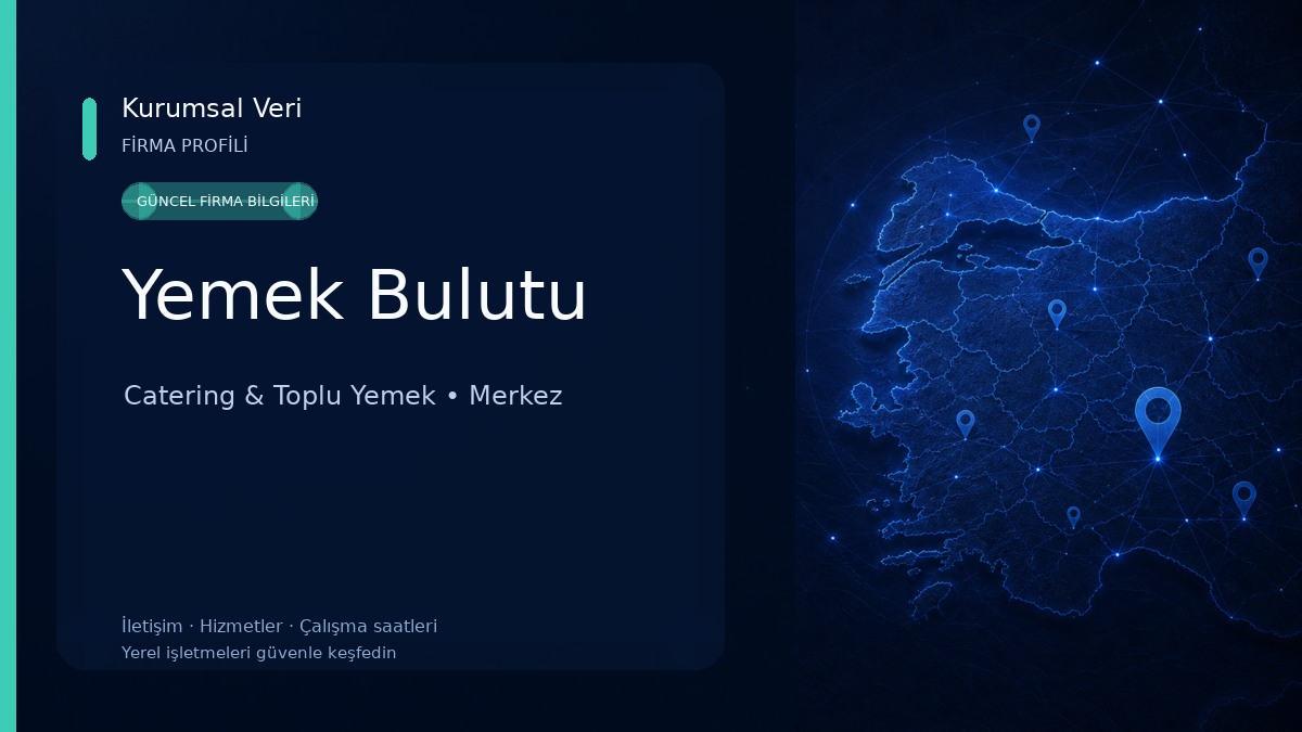 Yemek Bulutu Catering & Toplu Yemek