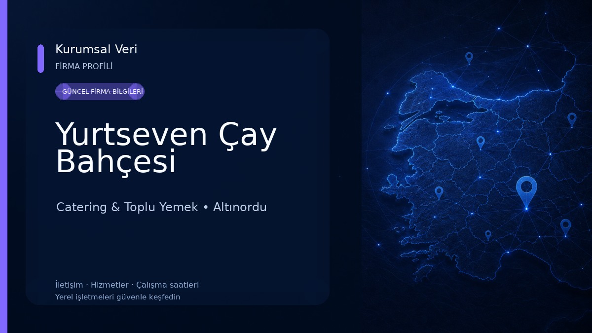 Yurtseven Çay Bahçesi Catering & Toplu Yemek