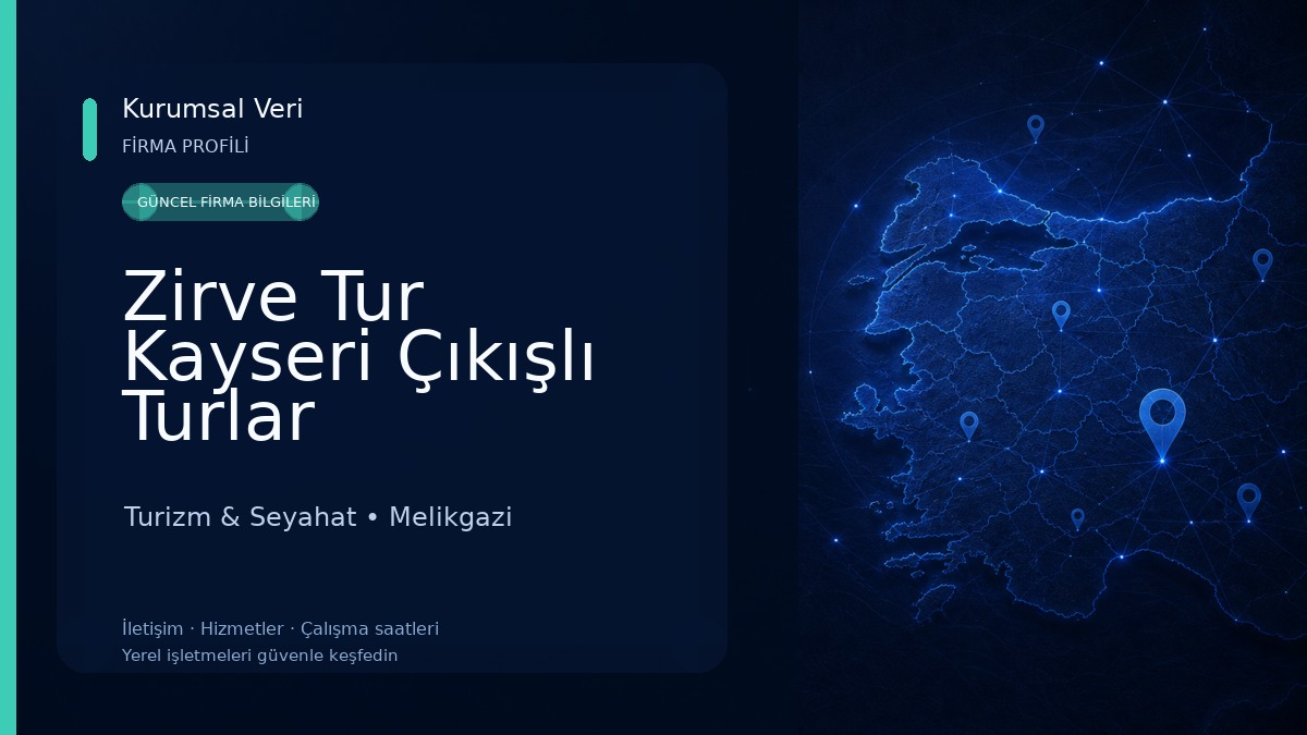 Zirve Tur Kayseri Çıkışlı Turlar Turizm & Seyahat